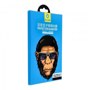 5D MR. MONKEY GLASS IPHONE 12/12 PRO ΜΑΥΡΟ (STRONG PRIVACY)